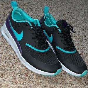Aqua and Purple Nike Air Max